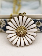 A Michelsen silver daisy pendant sold