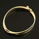 Hans Hansen. 
14k Gold Bangle
Made by Hans 
Hansen.
Size 16,5 cm.
Stamped with 
Hans Hansen ...