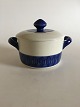 Rörstrand Blue 
Koka Bowl with 
Lid and 
Handles. 9.5 cm 
 H 3 47/64"). 
16 cm dia (6 
19/64")