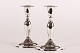 Danish 
silversmith
Pair of mid 
century oval 
candlesticks 
with smooth 
surface 
Made of silver 
 ...