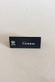 Royal 
Copenhagen 
Dealer 
Advertising 
Sign in Plastik 
"Gemina".
Measures 
10,5cm x 4,2cm.