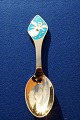 Michelsen/Georg Jensen X-mas spoon 2008 of gilt sterling silver