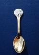 Michelsen Christmas spoon 1993 of Danish gilt 
sterling silver