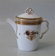 1 pieces in 
stock
910-595 Mocha 
pot 14 cm	 
Royal 
Copenhagen 
Golden Basket . 
Gold decoration 
on ...