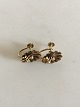 Hans Hansen 
Earrings in 
Gilded Sterling 
Silver. 
Measures 1.5 cm 
/ 0 19/32 in. 
Weighs 8 g / 
0.30 oz.