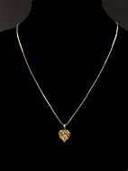 14 karat gold  with heart pendant Lapponia sold