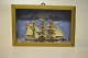 Sailing ship 
built into 
cigar box 
H.11,5 L. 18 D. 
4,5cm.