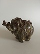 Royal Copenhagen Stoneware Elephant by Knud Kyhn No 20138. 18 cm H. 25 cm W. In perfect condition.