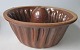 Baking / pate 
form, 19th 
century. With 
brown salt 
glaze. Selsvig 
- Holstein. 
Height: 10.5 
cm. ...