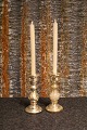 A pair of 1800 
Century mini 
candlesticks in 
mercury glass 
with fine old 
patina. Height: 
11,5cm.