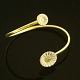 Bernhard Hertz 
Marguerit / 
Daisy Gilded 
Sterling Silver 
Bangle with 
Enamel.
Made By 
Bernhard ...