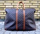 Louis Vuitton: 
An "Alize" 
travel bag of 
monogram canvas 
with two 
handles of 
leather, 
leather ...