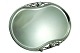 Georg Jensen 
silver. Georg 
Jensen; An oval 
Magnolia/Blossom 
tray in 
hammered 
sterling 
silver. ...