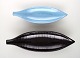 2 large ceramic dishes, Swedish design 60 s.
