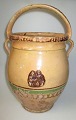 Sorring 
maternity pot, 
ca. 1860 - 
1870. Sorring 
near Silkeborg, 
Denmark. With 
warm yellow 
slip. ...