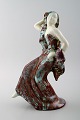 Michael Andersen pottery from Bornholm.
Large and rare figure of gypsy dancer.