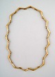 Just Andersen b. Qeqertarsuaq, Greenland 1884, d. Glostrup 1943.
Necklace in 18k. gold. 1940 s.