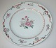Famile Rose 
plate, Qianlong 
(1736-1795) 
approximately 
1780 China. 
Decorated with 
flowers. ...