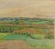Iversen, 
Kræsten (1886 - 
1959) Denmark: 
Landscape. 
Watercolor. 45 
x 55 cm. Signed 
.: Kresten ...