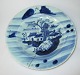 Chinese plate, 
blue and white 
porcelain, 
Chongzhen 1628 
- 1644. Dia .: 
27 cm. Stamped. 
...