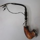 Danish 
meerschaums 
pipe, 19th 
century. Length 
.: 43 cm. With 
the 
silver-plated 
lid.