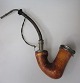Large Danish 
meerschaum 
pipe, 19th 
century. L .: 
36 cm.