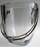 Ice bucket 
seablue&nbsp;glass, 
about 1950. 
Str&oslash;mberg 
Glashytte / 
Glassworks, 
Sweden, with 
...