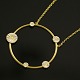 Bernhard Hertz 
Marguerit / 
Daisy Gilded 
Sterling Silver 
Necklace with 
white Enamel.
Stamped ...
