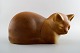 Sjælden Gustavsberg Lisa Larson keramikfigur, katten "Moses".
