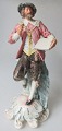 Faience figure 
of the artist, 
19th century. 
Germany. 
Polychrome 
painted. With 
production 
number: ...