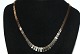 Brick necklace 
5 Rows, 8 carat 
Gold
Stamp: GIFA
Length 42 cm.
Width 0.5-1 
...