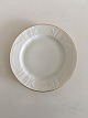 Royal Copenhagen White Juliane Marie w. Gold Dinner Plate No 21/12012