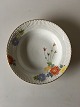 Royal 
Copenhagen No 
93 White Half 
Lace w. Flowers 
and Gold Soup 
Plate. 24.5 cm 
(9 41/64"). In 
...