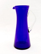 Pitcher blue glass