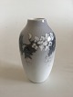 Royal Copenhagen Art Nouveau Vase with Flower Motif No 1305/239