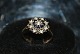 Gold ring with 
Sapphire and 
Brilliants 9 
Carat
Stamp: English 
stamps
Ring size 57 / 
18.14 ...
