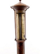 Barometer in mahogany box