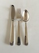 Hans Hansen Arvesølv No. 15 Flatware Set for 6. Pers. 18 Pieces. Sterling Silver