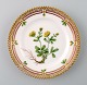 Antique Royal Copenhagen Flora Danica dessert plate.