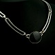 N. E. From - 
Denmark. 
Sterling Silver 
Necklace with 
Black Onyx- 
1960s
Designed and 
made by N.E. 
...