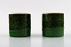 Rörstrand / Rorstrand, a pair of ceramic pots / vases.
