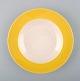 11 deep / soup plates, Susanne Yellow Confetti Royal Copenhagen / Aluminia.