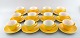 12 pcs. Susanne Yellow Confetti Royal Copenhagen / Aluminia coffee service.
Confetti Aluminia 12 coffee cups.