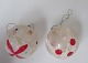 Christmas tree 
decorations, 
1920-30, 
Germany. Enamel 
Painted 
Christmas balls 
with art deco 
...