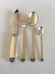 Evald Nielsen No 28 Sterling Silver Flatware Set for 12 People. 48 Pieces