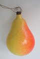 Christmas tree 
decoration, 
19th century. 
Germany. 
Painted pear. 
Length 8.5 cm.