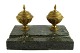 A French 
writing set 
made of marble 
and gilt 
bronze. 
France around 
1900. 
H. 12,5 cm. L. 
20,3 ...