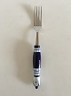 Blue Bjorn 
Wiinblad Siena 
for Rosenthal 
Dinner Fork. 
Porcelain and 
Steel. 20 cm L.