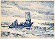 Carl Locher 
(1851- 1915) 
Denmark: 
Marine. 
Deletion. 
Signed: Carl 
Locher 1900. 21 
x 28 ...