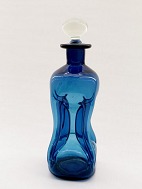 Holmegaard blue decanter sold